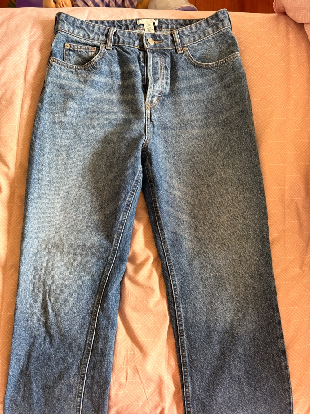 H&M Women Light Blue Straight Jeans